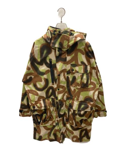 DSQUARED2（ディースクエアード）DSQUARED2 (ディースクエアード) Military Cargo Parka オリーブ×ブラウン サイズ:48の古着・服飾アイテム