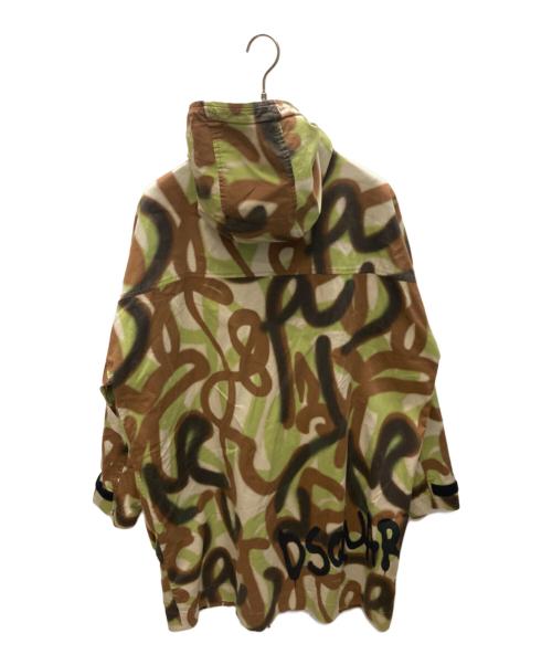 DSQUARED2（ディースクエアード）DSQUARED2 (ディースクエアード) Military Cargo Parka オリーブ×ブラウン サイズ:48の古着・服飾アイテム