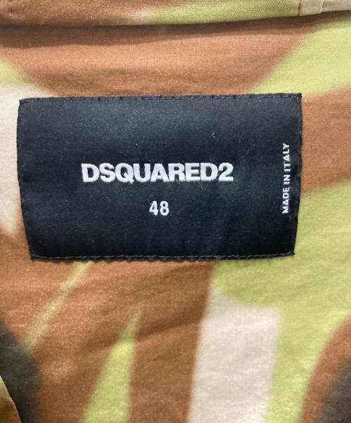 DSQUARED2（ディースクエアード）DSQUARED2 (ディースクエアード) Military Cargo Parka オリーブ×ブラウン サイズ:48の古着・服飾アイテム