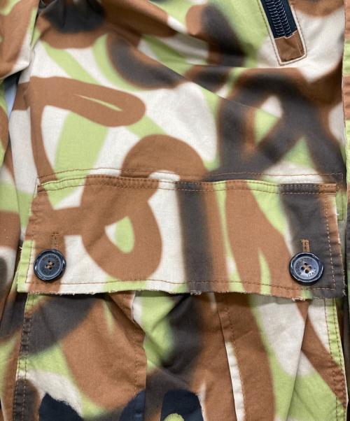 DSQUARED2（ディースクエアード）DSQUARED2 (ディースクエアード) Military Cargo Parka オリーブ×ブラウン サイズ:48の古着・服飾アイテム