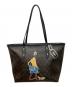COACH（コーチ）の古着「シグネチャー ボニー・カシン トートバッグ」｜ブラウン