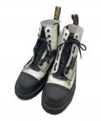 Dr.Martens×NINE INCH NAILSドクターマーチン×ナイン・インチ・ネイルズ）の古着「1460 NIN 8ホールブーツ」｜ホワイト×ブラック
