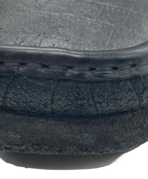CLARKS（クラークス）CLARKS (クラークス) WACKO MARIA (ワコマリア) Wallabee Croc ワラビークロコ ブラック サイズ:26の古着・服飾アイテム