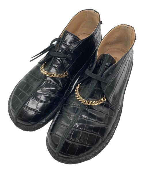 CLARKS（クラークス）CLARKS (クラークス) MARTINE ROSE (マーティン・ローズ) SUPREME (シュプリーム) Desert Trek ブラック サイズ:26.5の古着・服飾アイテム