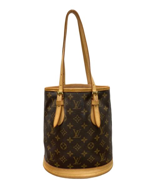 LOUIS VUITTON（ルイ ヴィトン）LOUIS VUITTON (ルイ ヴィトン) バケットPM モノグラム ショルダーバッグ ブラウンの古着・服飾アイテム