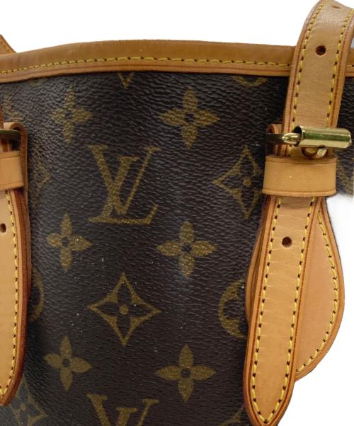LOUIS VUITTON（ルイ ヴィトン）LOUIS VUITTON (ルイ ヴィトン) バケットPM モノグラム ショルダーバッグ ブラウンの古着・服飾アイテム