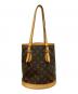 LOUIS VUITTON（ルイ ヴィトン）の古着「バケットPM モノグラム ショルダーバッグ」｜ブラウン
