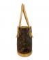 LOUIS VUITTON (ルイ ヴィトン) バケットPM モノグラム ショルダーバッグ ブラウン：15000円