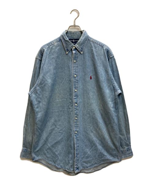 RALPH LAUREN（ラルフローレン）RALPH LAUREN (ラルフローレン) BLAIRE デニムシャツ インディゴ サイズ:Mの古着・服飾アイテム