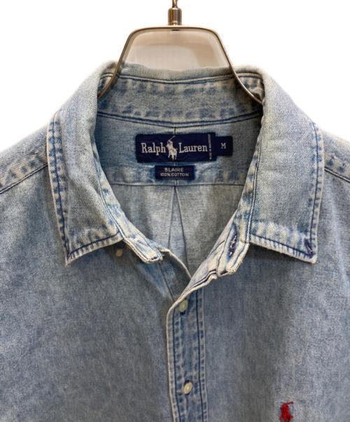 RALPH LAUREN（ラルフローレン）RALPH LAUREN (ラルフローレン) BLAIRE デニムシャツ インディゴ サイズ:Mの古着・服飾アイテム