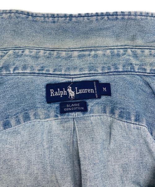 RALPH LAUREN（ラルフローレン）RALPH LAUREN (ラルフローレン) BLAIRE デニムシャツ インディゴ サイズ:Mの古着・服飾アイテム