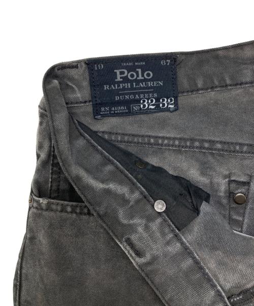 POLO RALPH LAUREN（ポロ・ラルフローレン）POLO RALPH LAUREN (ポロ・ラルフローレン) ダック地パンツ ブラック サイズ:32の古着・服飾アイテム