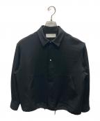 CULLNIクルニ）の古着「Stretch Twill Light Shirt Jacket」｜ブラック