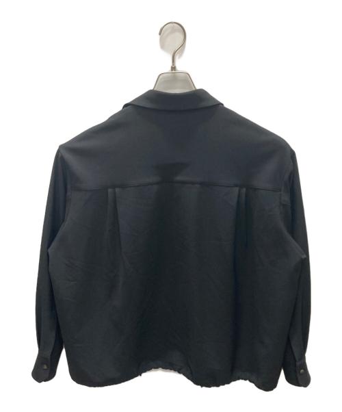 CULLNI（クルニ）CULLNI (クルニ) Stretch Twill Light Shirt Jacket ブラックの古着・服飾アイテム