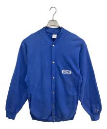 Champion REVERSE WEAVE（チャンピオン リバース ウィーブ）の古着「90s スナップカーディガン」｜ブルー