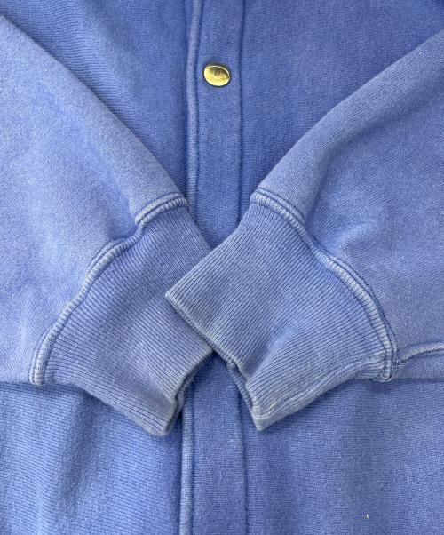 Champion REVERSE WEAVE（チャンピオン リバース ウィーブ）Champion REVERSE WEAVE (チャンピオン リバース ウィーブ) 90s スナップカーディガン ブルー サイズ:LARGEの古着・服飾アイテム