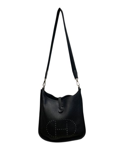 HERMES（エルメス）HERMES (エルメス) エブリン2 PM ショルダーバッグ ブラック サイズ:記載無しの古着・服飾アイテム