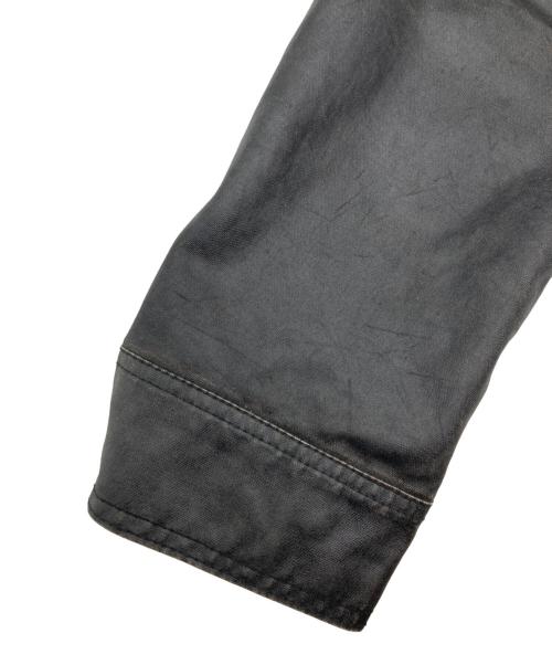 DIOR HOMME（ディオール オム）DIOR HOMME (ディオール オム) 比翼コーティングジャケット ブラック サイズ:50の古着・服飾アイテム