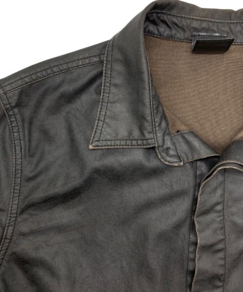 DIOR HOMME（ディオール オム）DIOR HOMME (ディオール オム) 比翼コーティングジャケット ブラック サイズ:50の古着・服飾アイテム