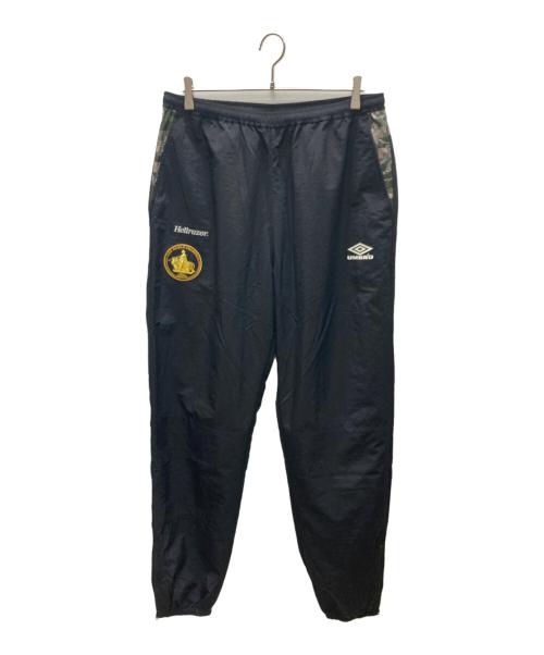 HELLRAZOR（ヘルレイザー）HELLRAZOR (ヘルレイザー) UMBRO (アンブロ) NEW WORLD DIGITAL CAMO NYLON PANTS ブラック サイズ:Lの古着・服飾アイテム