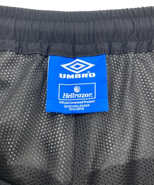 HELLRAZOR（ヘルレイザー）HELLRAZOR (ヘルレイザー) UMBRO (アンブロ) NEW WORLD DIGITAL CAMO NYLON PANTS ブラック サイズ:Lの古着・服飾アイテム