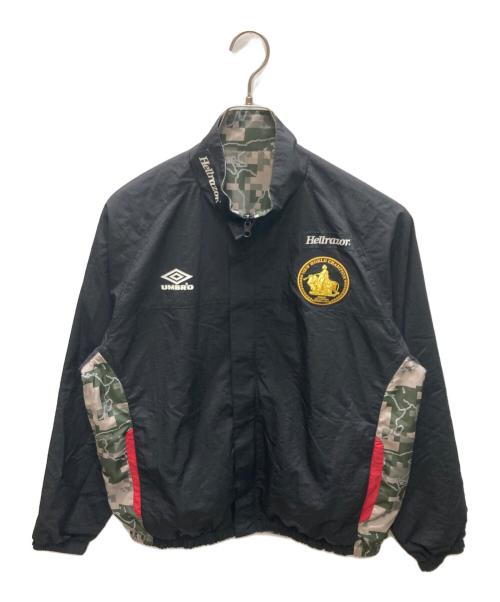 HELLRAZOR（ヘルレイザー）HELLRAZOR (ヘルレイザー) UMBRO (アンブロ) NEW WORLD DIGITAL CAMO REVERSIBLE JACKET ブラック サイズ:Ｍの古着・服飾アイテム