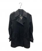 BURBERRY BLACK LABELバーバリーブラックレーベル）の古着「トレンチコート」｜ブラック