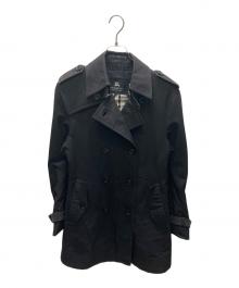 BURBERRY BLACK LABEL（バーバリーブラックレーベル）の古着「トレンチコート」｜ブラック