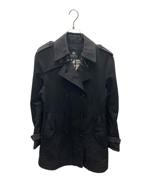 BURBERRY BLACK LABEL（バーバリーブラックレーベル）BURBERRY BLACK LABEL (バーバリーブラックレーベル) トレンチコート ブラック サイズ:Mの古着・服飾アイテム