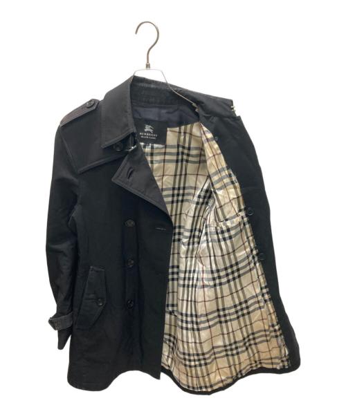 BURBERRY BLACK LABEL（バーバリーブラックレーベル）BURBERRY BLACK LABEL (バーバリーブラックレーベル) トレンチコート ブラック サイズ:Mの古着・服飾アイテム