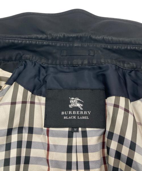 BURBERRY BLACK LABEL（バーバリーブラックレーベル）BURBERRY BLACK LABEL (バーバリーブラックレーベル) トレンチコート ブラック サイズ:Mの古着・服飾アイテム