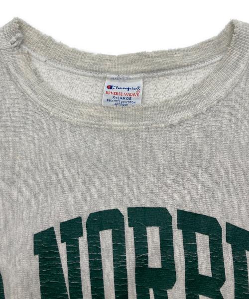 Champion REVERSE WEAVE（チャンピオン リバース ウィーブ）Champion REVERSE WEAVE (チャンピオン リバース ウィーブ) クルーネックスウェット グレー サイズ:SIZE XLの古着・服飾アイテム