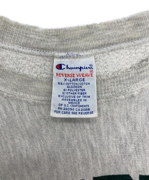 Champion REVERSE WEAVE（チャンピオン リバース ウィーブ）Champion REVERSE WEAVE (チャンピオン リバース ウィーブ) クルーネックスウェット グレー サイズ:SIZE XLの古着・服飾アイテム