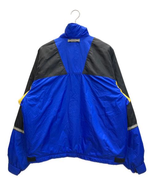 POLO SPORT（ポロスポーツ）POLO SPORT (ポロスポーツ) 中綿ナイロンジャケット ブルー×イエロー サイズ:Lの古着・服飾アイテム