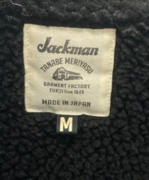 JACKMAN（ジャックマン）jackman (ジャックマン) Melton Award Jacket ネイビー サイズ:Ｍの古着・服飾アイテム