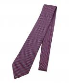 HERMESエルメス）の古着「シルクネクタイ」｜レッド×ブルー