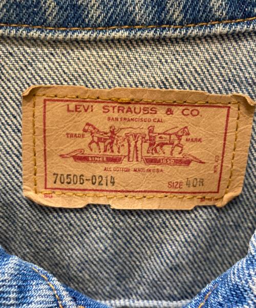 LEVI'S（リーバイス）LEVI'S (リーバイス) デニムジャケット インディゴ サイズ:40Ｒの古着・服飾アイテム