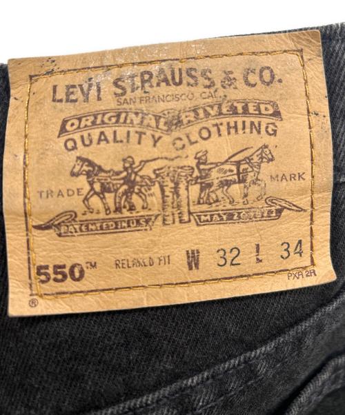 LEVI'S（リーバイス）LEVI'S (リーバイス) 550デニムパンツ ブラック サイズ: W32×L34の古着・服飾アイテム