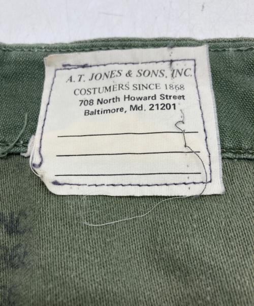 A.T. JONES & SONS（エーティージョーンズアンドサンズ）A.T. JONES & SONS (エーティージョーンズアンドサンズ) コットンサテンベイカーパンツ グリーン サイズ:W38の古着・服飾アイテム