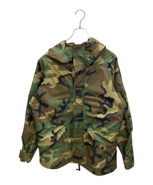 US ARMY（ユーエスアーミー）US ARMY (ユーエスアーミー) COLD WRATHER PARKA CAMOUFLAGE グリーン×ブラウン サイズ:M-Lの古着・服飾アイテム