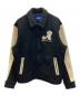 AWAKE NY（アウェイク ニューヨーク）の古着「CROWN WOOL VARSITY JACKET」｜ブラック×ベージュ