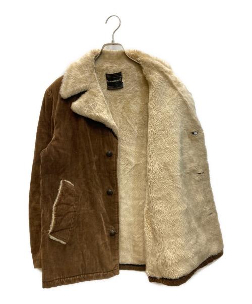 TOWN CRAFT（タウンクラフト）TOWN CRAFT (タウンクラフト) コーデュロイボアランチコート ブラウン サイズ:SIZE Sの古着・服飾アイテム