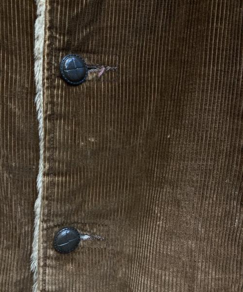 TOWN CRAFT（タウンクラフト）TOWN CRAFT (タウンクラフト) コーデュロイボアランチコート ブラウン サイズ:SIZE Sの古着・服飾アイテム