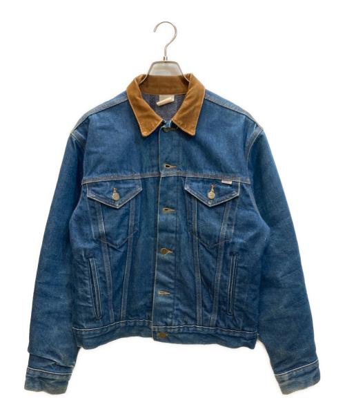 CarHartt（カーハート）CarHartt (カーハート) 裏地ブランケットデニムトラッカージャケット インディゴ サイズ:下記参照の古着・服飾アイテム