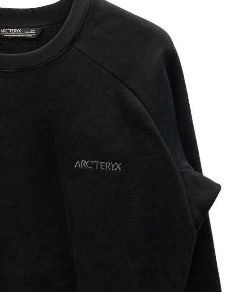 ARC'TERYX（アークテリクス）ARC'TERYX (アークテリクス) WORD EMBLEM CREW ブラック サイズ:Sの古着・服飾アイテム
