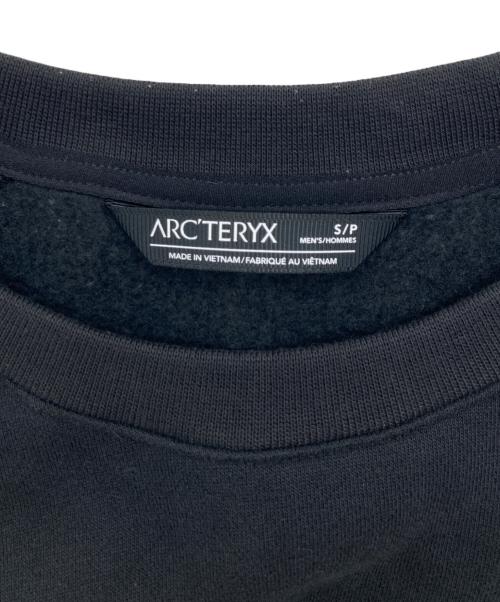 ARC'TERYX（アークテリクス）ARC'TERYX (アークテリクス) WORD EMBLEM CREW ブラック サイズ:Sの古着・服飾アイテム