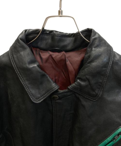 pellepelle（ペレペレ）pellepelle (ペレペレ) JACK SONS レザージャケット ブラック サイズ:記載なしの古着・服飾アイテム