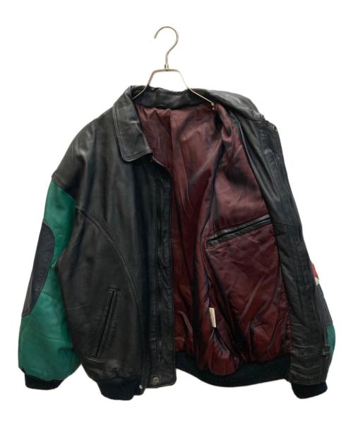 pellepelle（ペレペレ）pellepelle (ペレペレ) JACK SONS レザージャケット ブラック サイズ:記載なしの古着・服飾アイテム