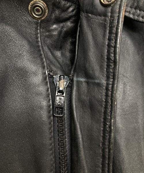 pellepelle（ペレペレ）pellepelle (ペレペレ) JACK SONS レザージャケット ブラック サイズ:記載なしの古着・服飾アイテム