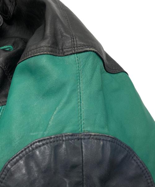 pellepelle（ペレペレ）pellepelle (ペレペレ) JACK SONS レザージャケット ブラック サイズ:記載なしの古着・服飾アイテム